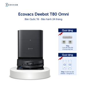 Robot hút bụi lau nhà Ecovacs T80 Omni – Bản Quốc Tế